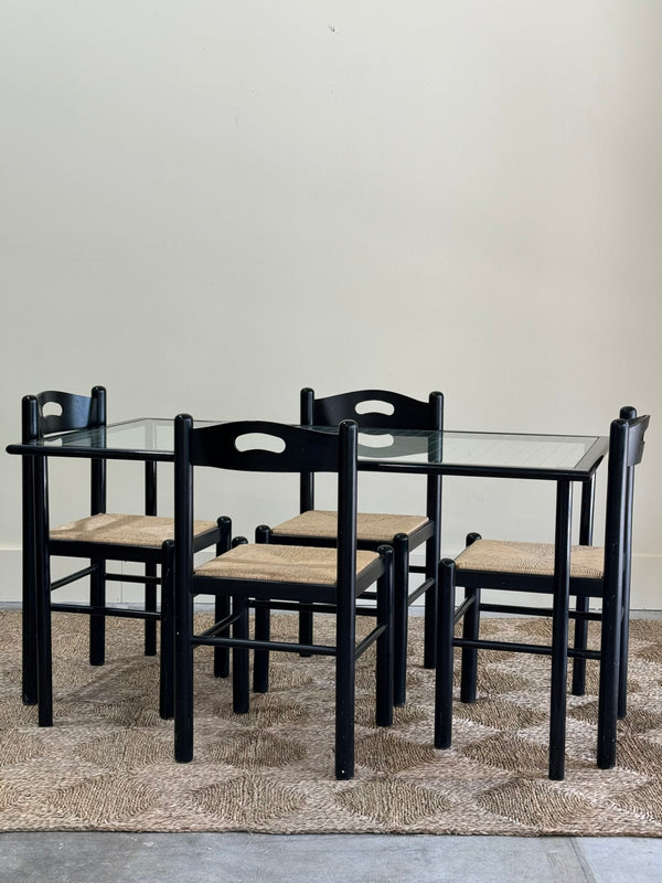 GLASS GRID DINING TABLE BY FLY-LINE ITALY