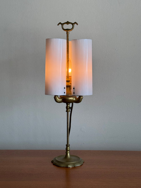 ART DECO BRASS GERMAN “LESELAMPE” READING LAMP