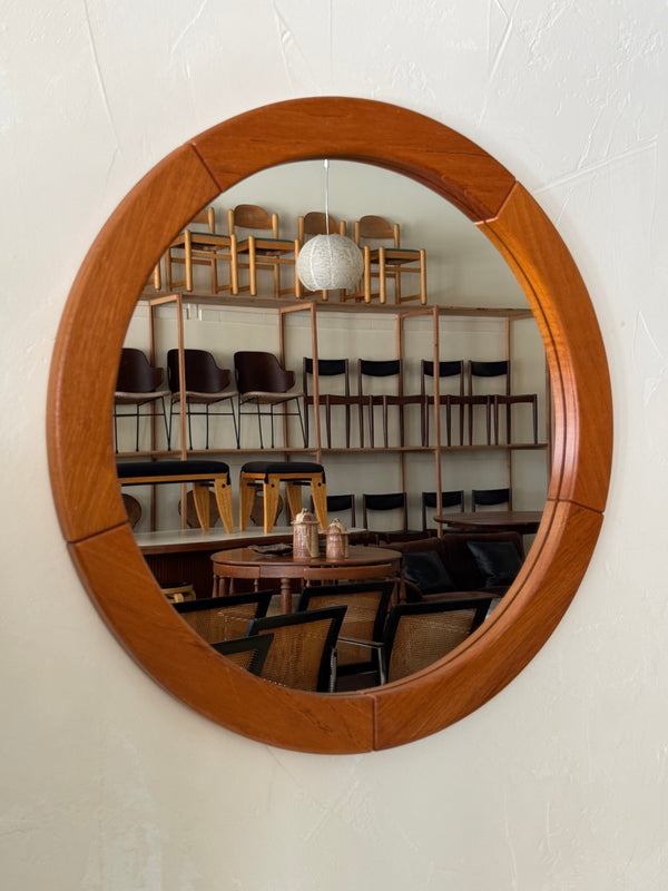 MID CENTURY TEAK MIRROR