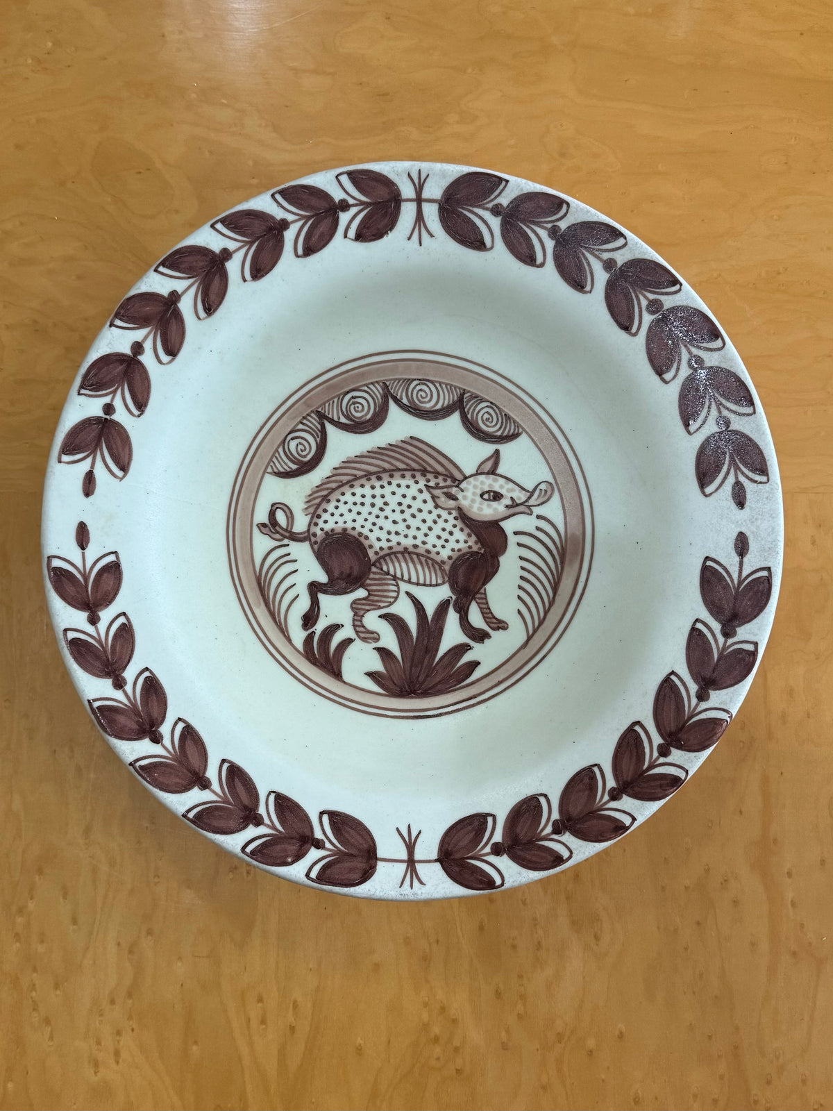 LARGE SPANISH BOAR CERAMIC SERVING PLATE – Carpenter.Studio